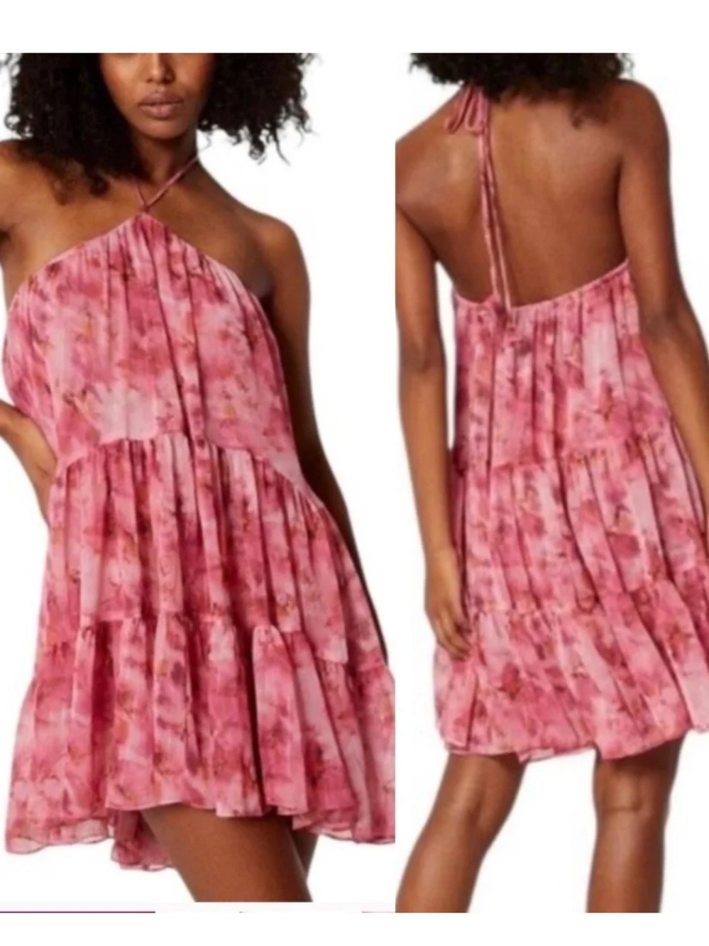 MISA Los Angeles Sastra Halter Dress